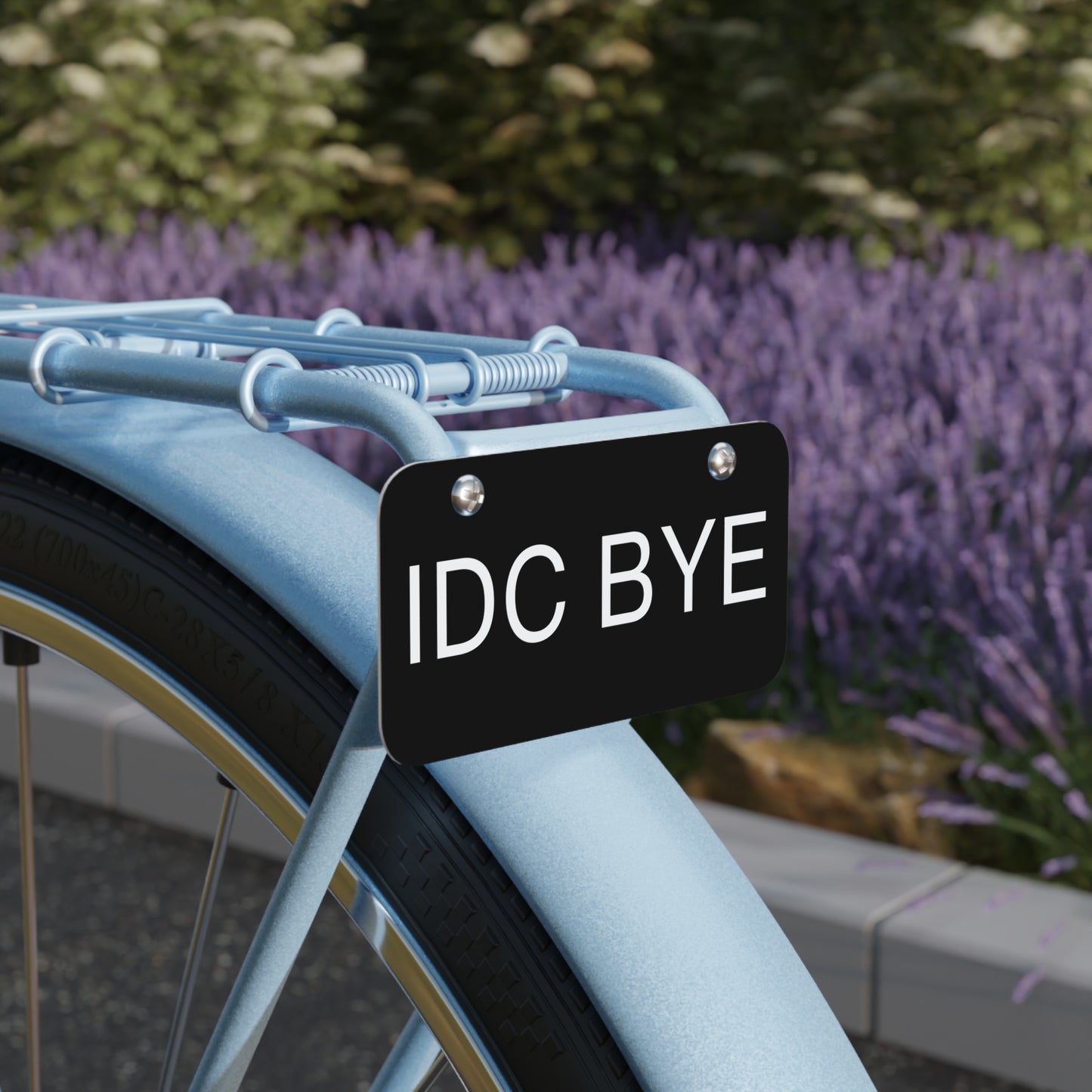 IDCBYE Mini License Plate