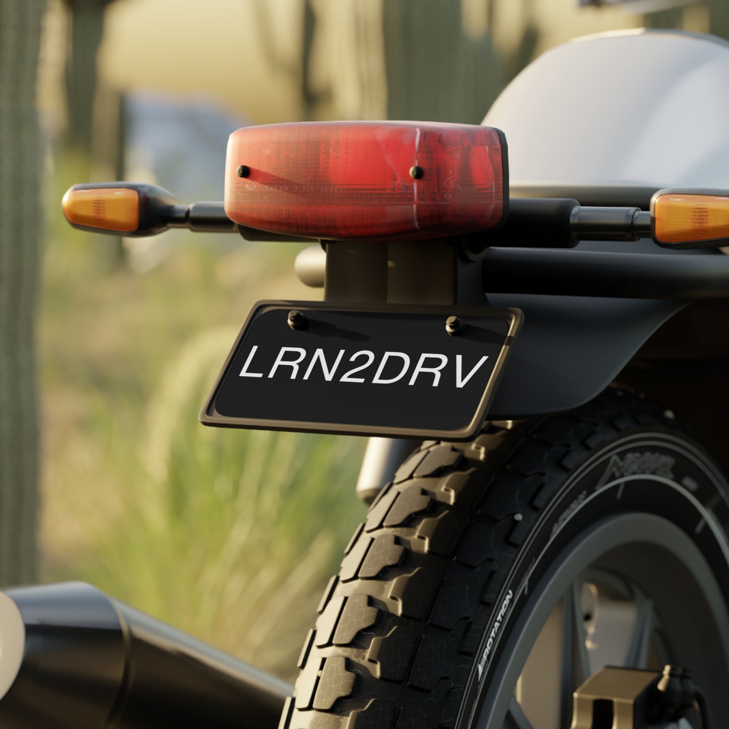 LRN2DRV Mini License Plate