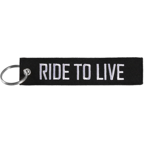 Ride To Live Keychain