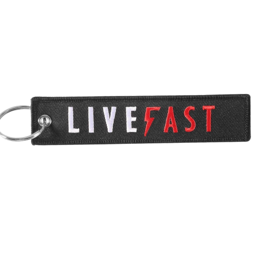 Live Fast Keychain