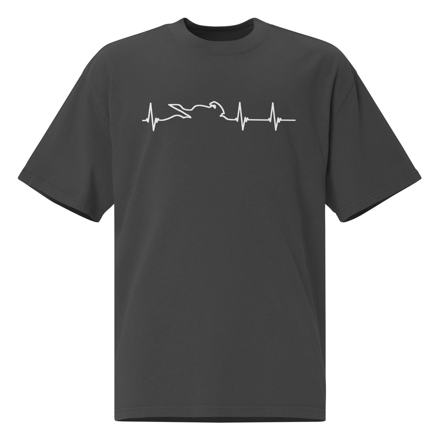 SportBike HeartBeat Oversized T-Shirt