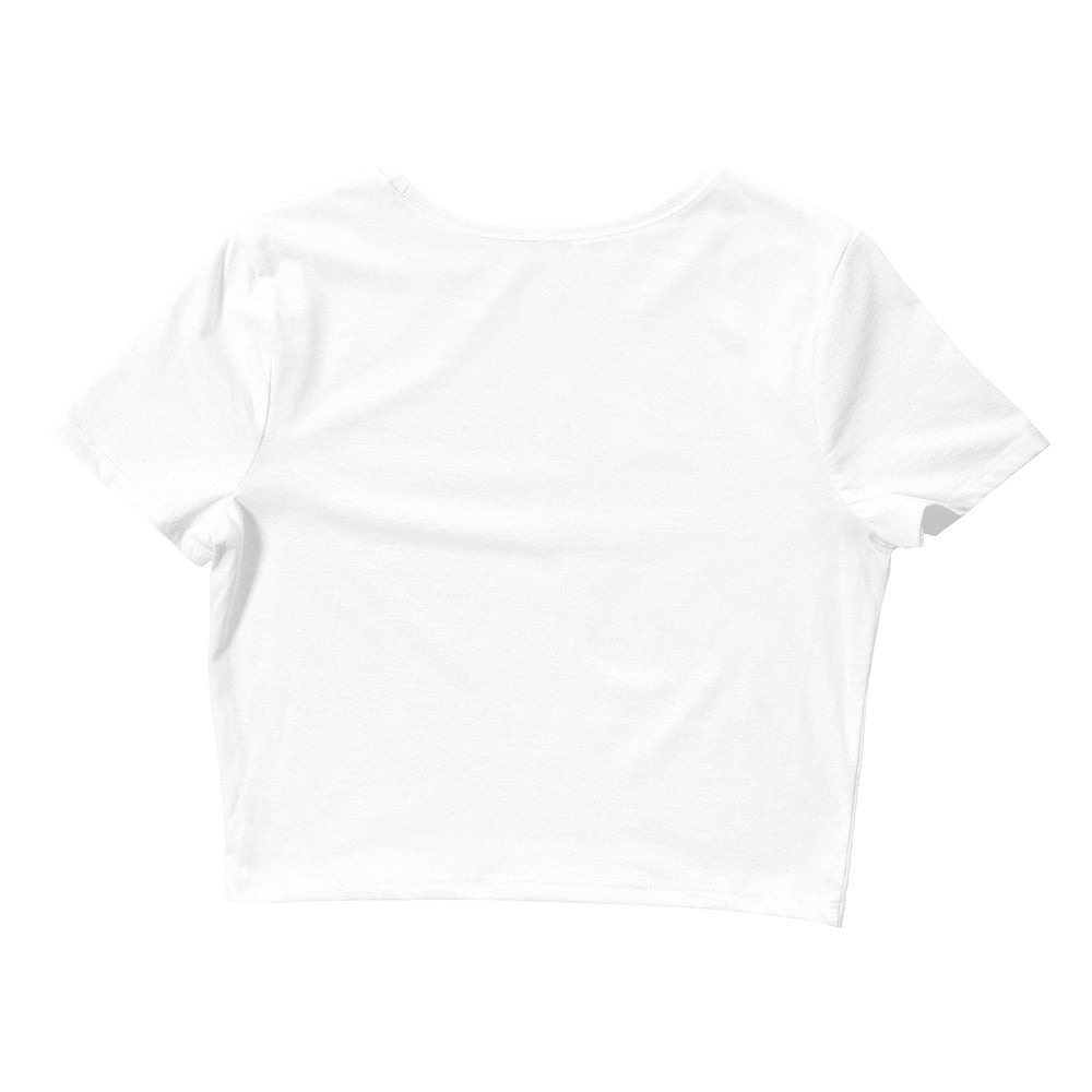 Women’s Bike HeartBeat Crop Tee